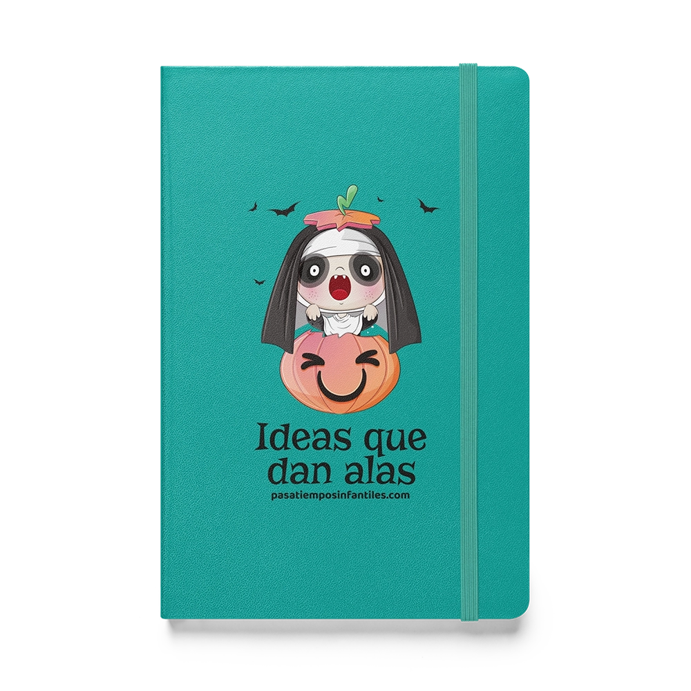 libreta original para niños con mensaje Ideas que dan alas
