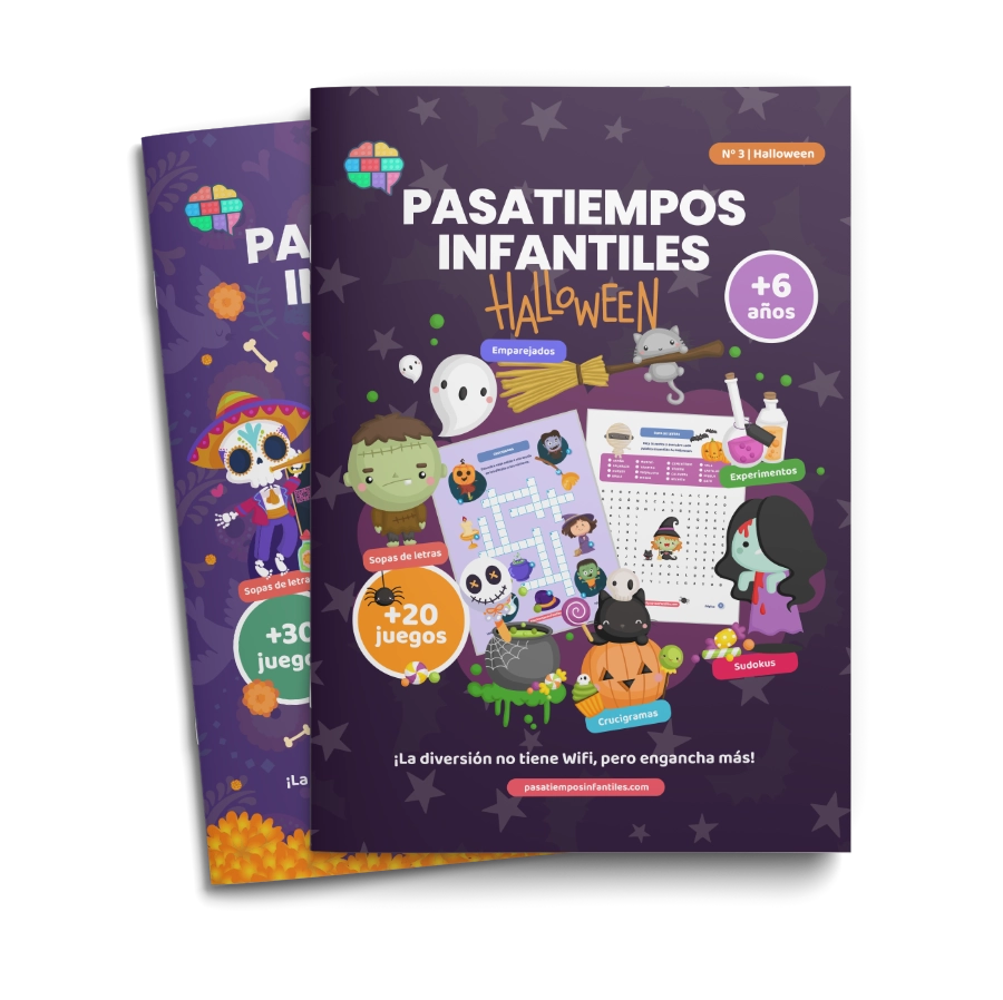 libro pasatiempos infantiles físico en papel de calidad para niños de primaria