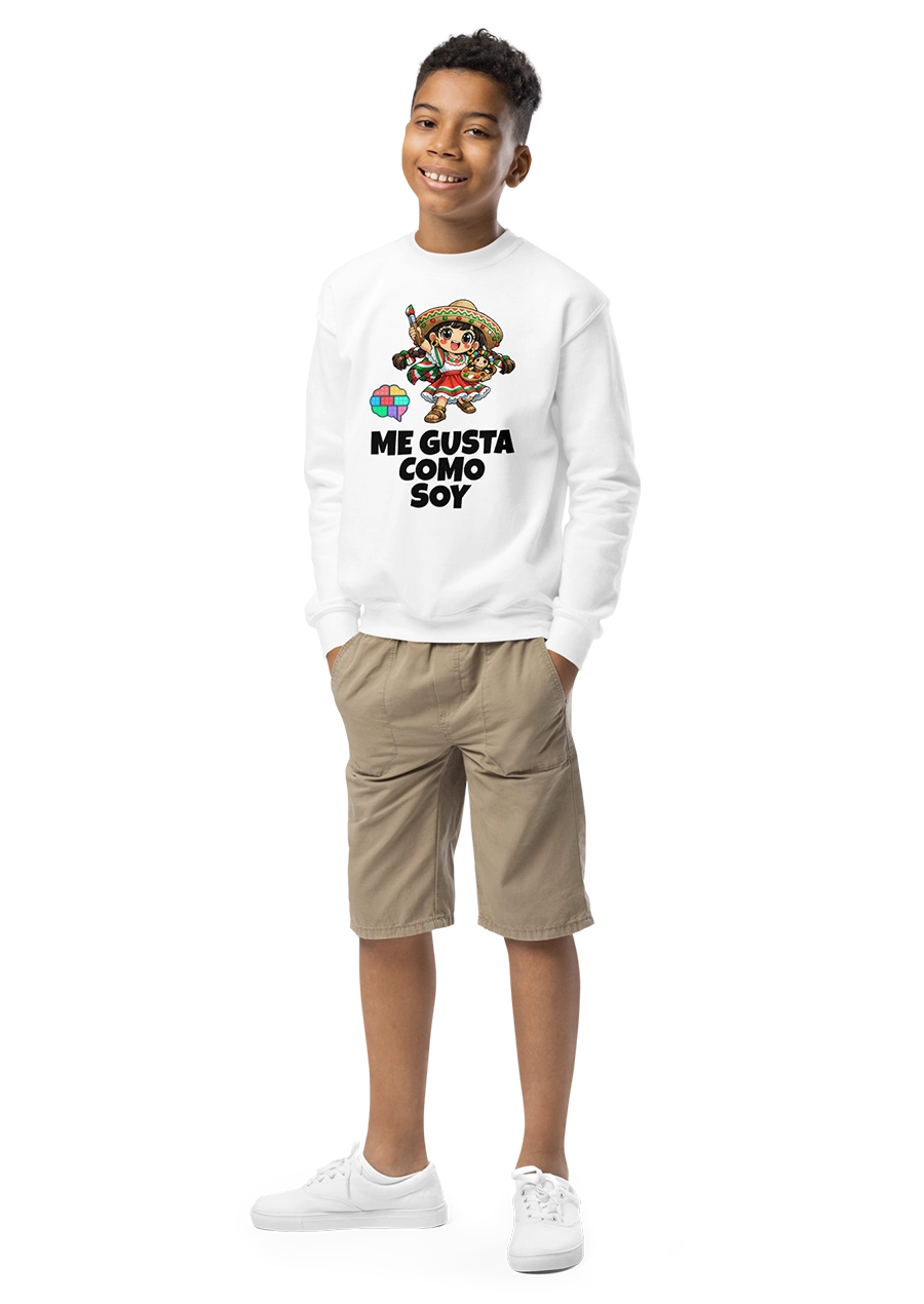 niño posando con la sudadera de Frida Emociones la inteligencia intrapersonal tienda Gatunix